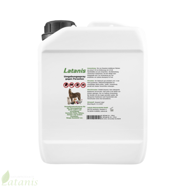 Umgebungsspray gegen Parasiten U17vet 2500ml